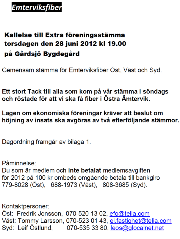 Kallelse Nr 2 2012-06-28